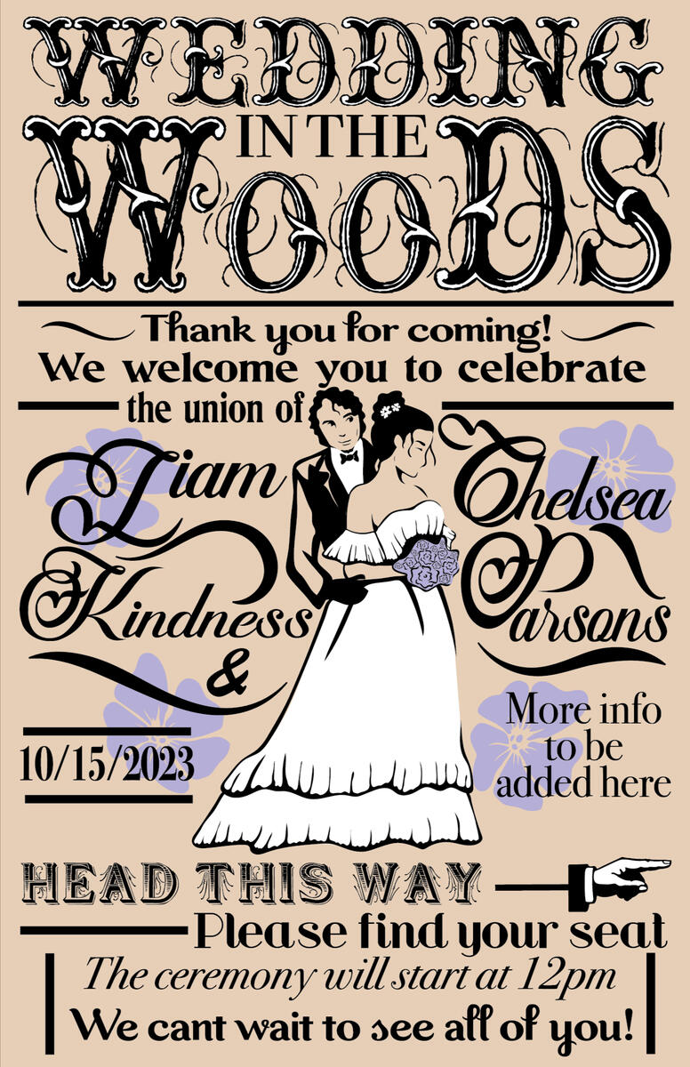 Kindness Wedding Poster