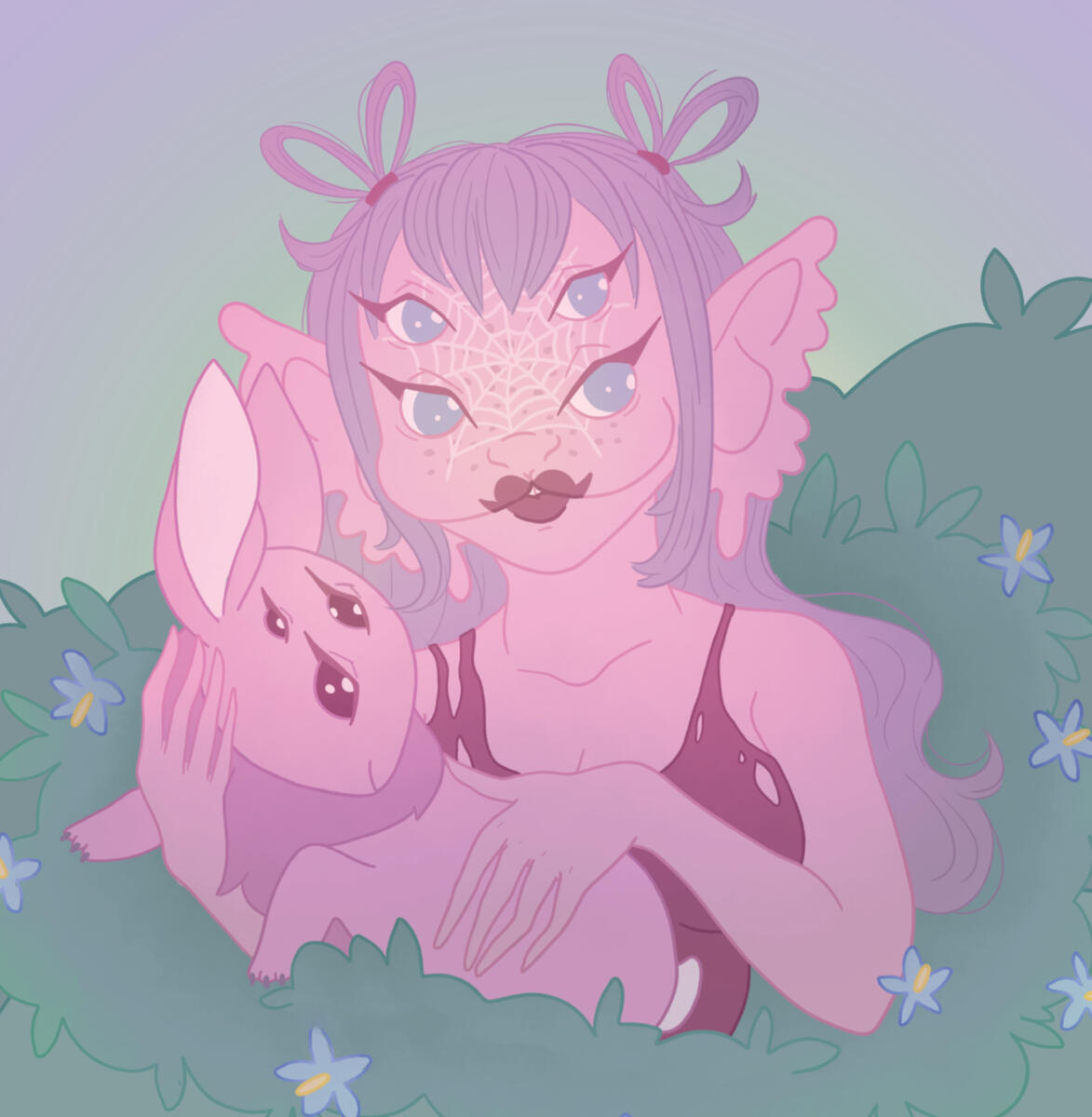 Portals Bunny Sticker